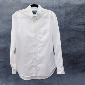 Gitman Bros White Oxford Shirt Large